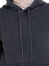 Black Washed Hoodie Vent - Khotwh